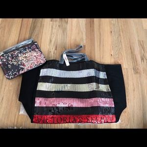 Victoria’s Secret sequin tote